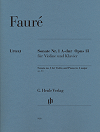 Fauré  Sonata No 1 for...