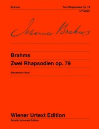Brahms Two Rhapsodies Op 79