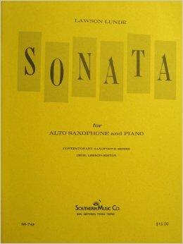 Lunde L Sonata for Alto...