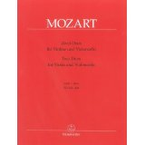 Mozart Two Duos for Violin...