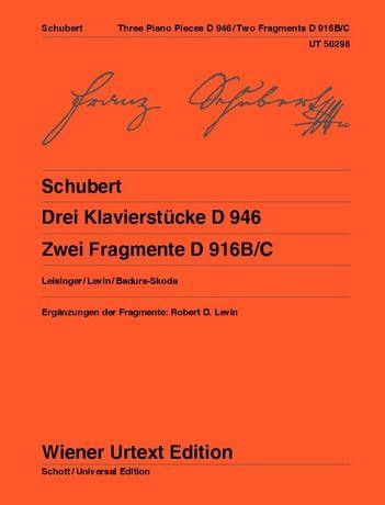 Schubert Three Piano Pieces...