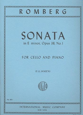 Romberg B Cello Sonata in E...