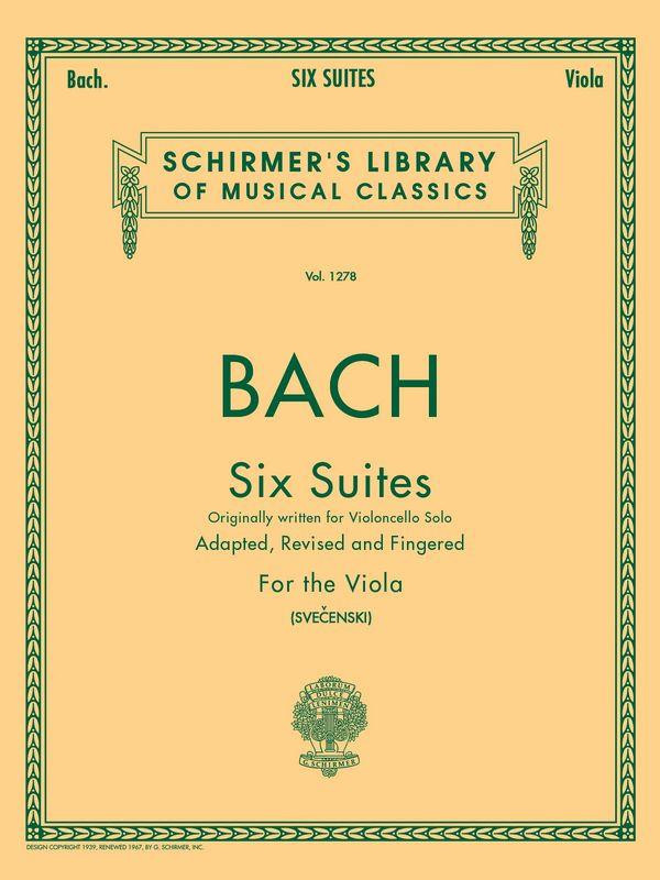 Bach Six Suites for Cello...