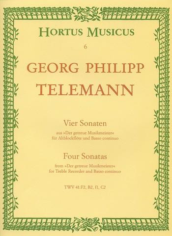 Telemann Four Sonatas for...