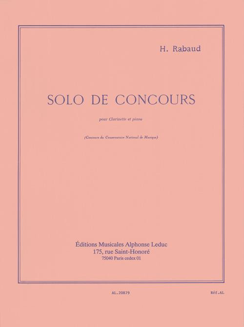 Rabaud H Solo de Concours