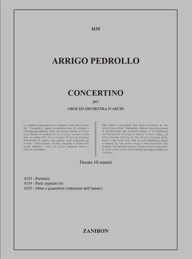 Pedrollo A Concertino for Oboe
