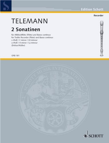 Telemann 2 Sonatines in c...