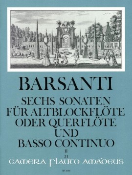 Barsanti Six Sonatas for...
