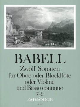 Babell W Twelve Sonatas for...