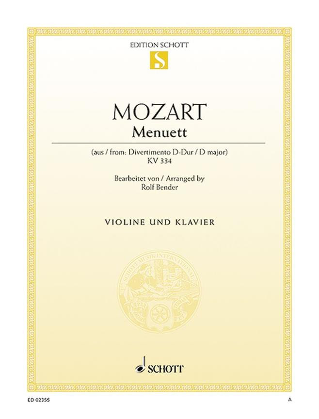 Mozart Menuett from...