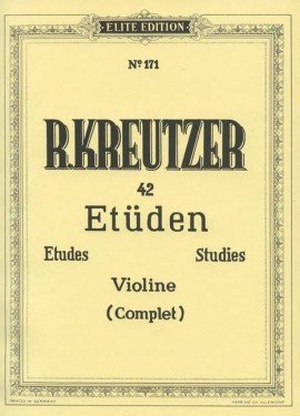 Kreutzer R 42 Etudes for...