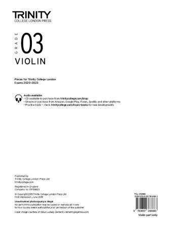 Trinity Violin Exam Pieces...