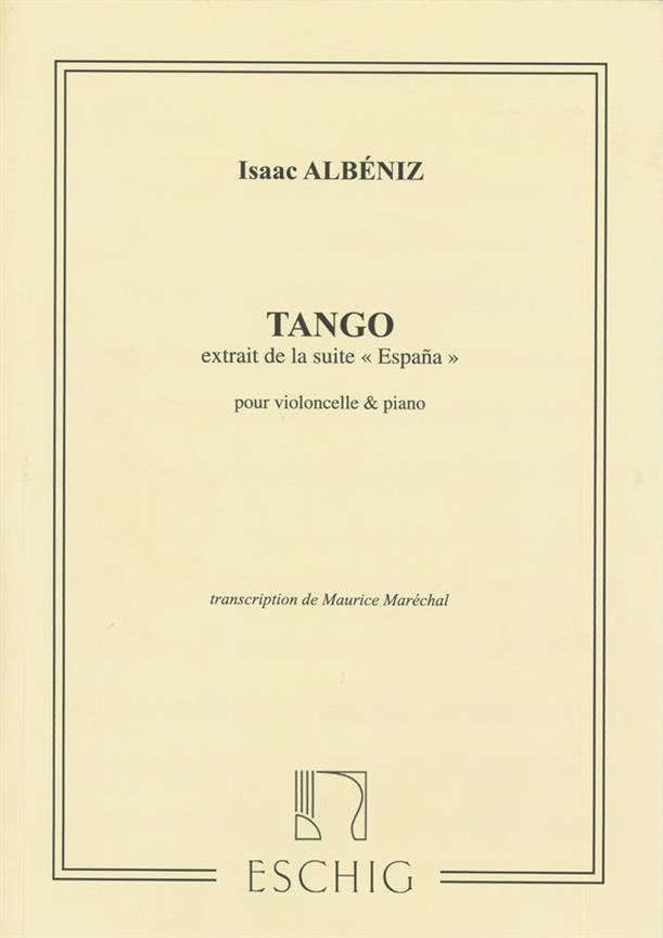 Albéniz I Tango for Cello...