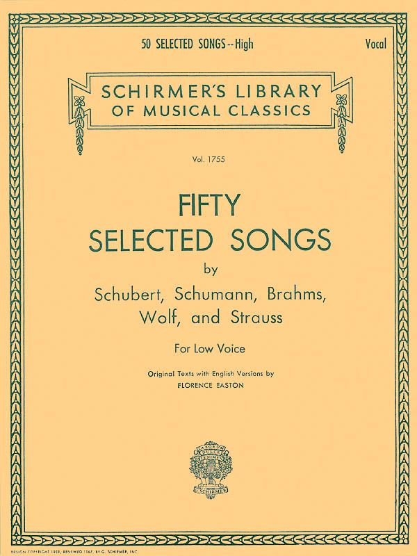 Fifty Selected Songs by...