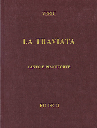 Verdi La Traviata Vocal Score