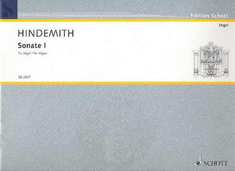 Hindemith P Sonata I for Organ