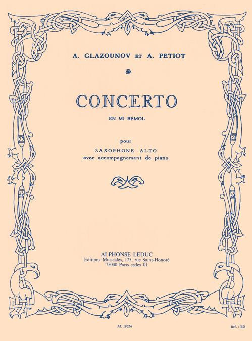 Glazunov & Petiot Concerto...
