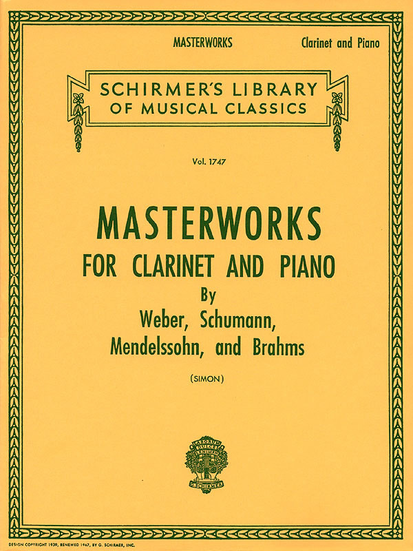 Masterworkds for Clarinet...