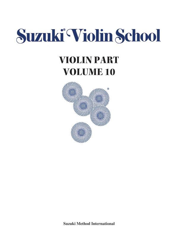 Suzuki Violin Part Volume 10