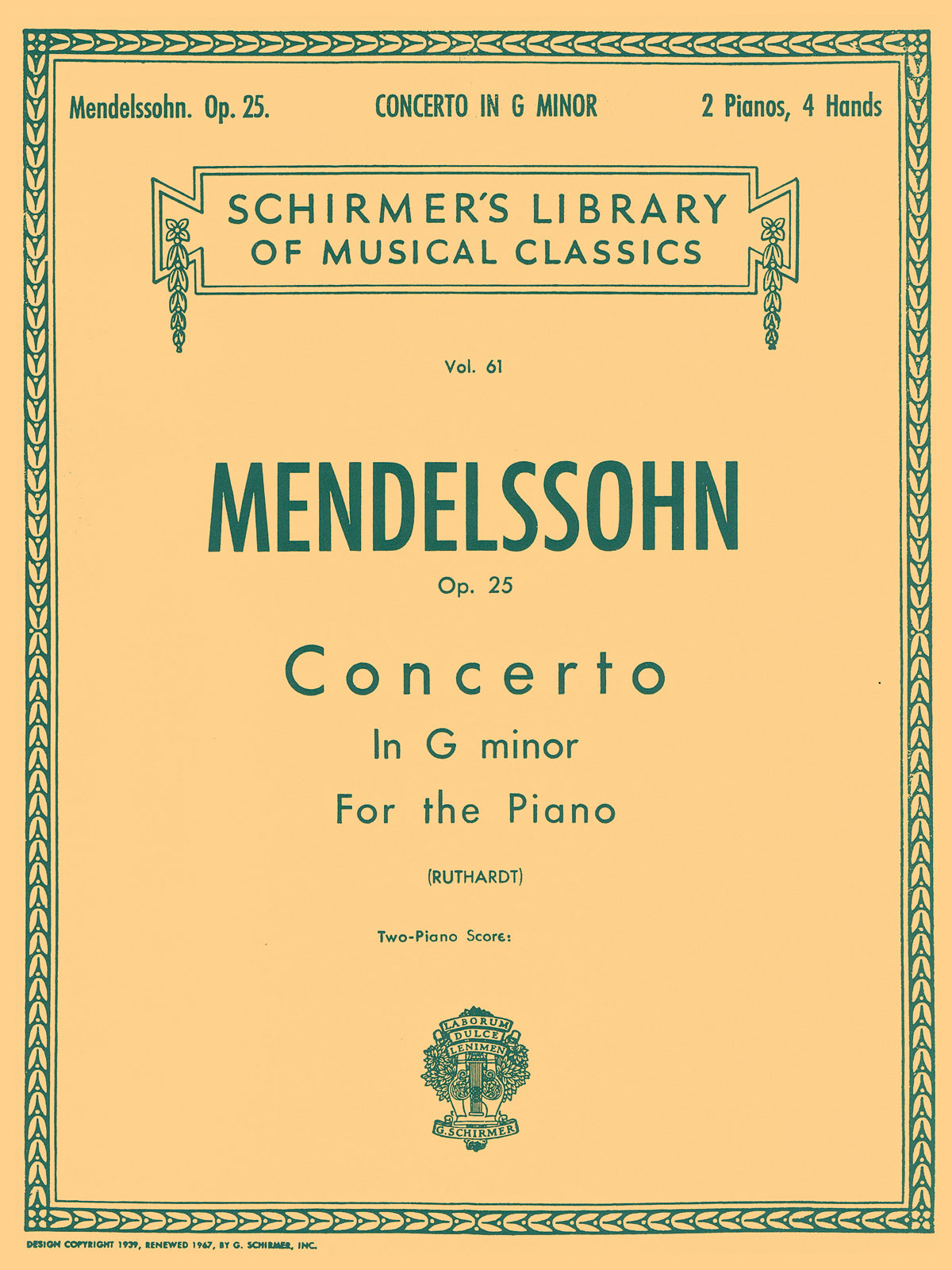 Mendelssohn F Piano...