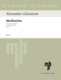 Glasunow A Meditation op. 32