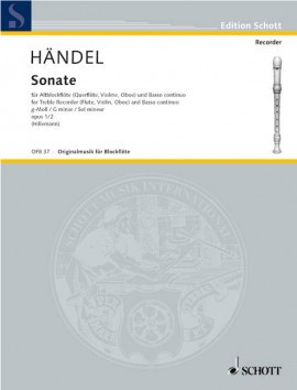 Händel Sonate for Treble...