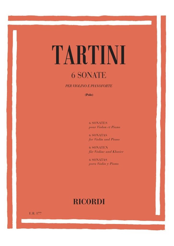 Tartini 6 Sonatas for...