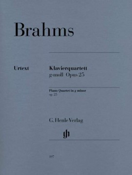 Brahms J Piano Quartet in G...