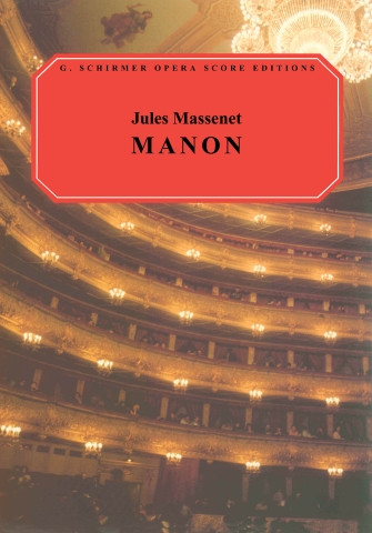 Massenet J Manon Vocal Score