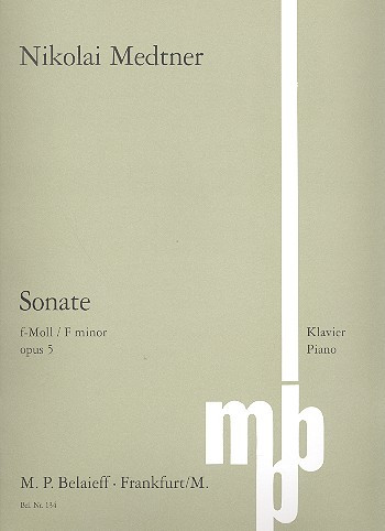 Medtner N Sonate for Piano...
