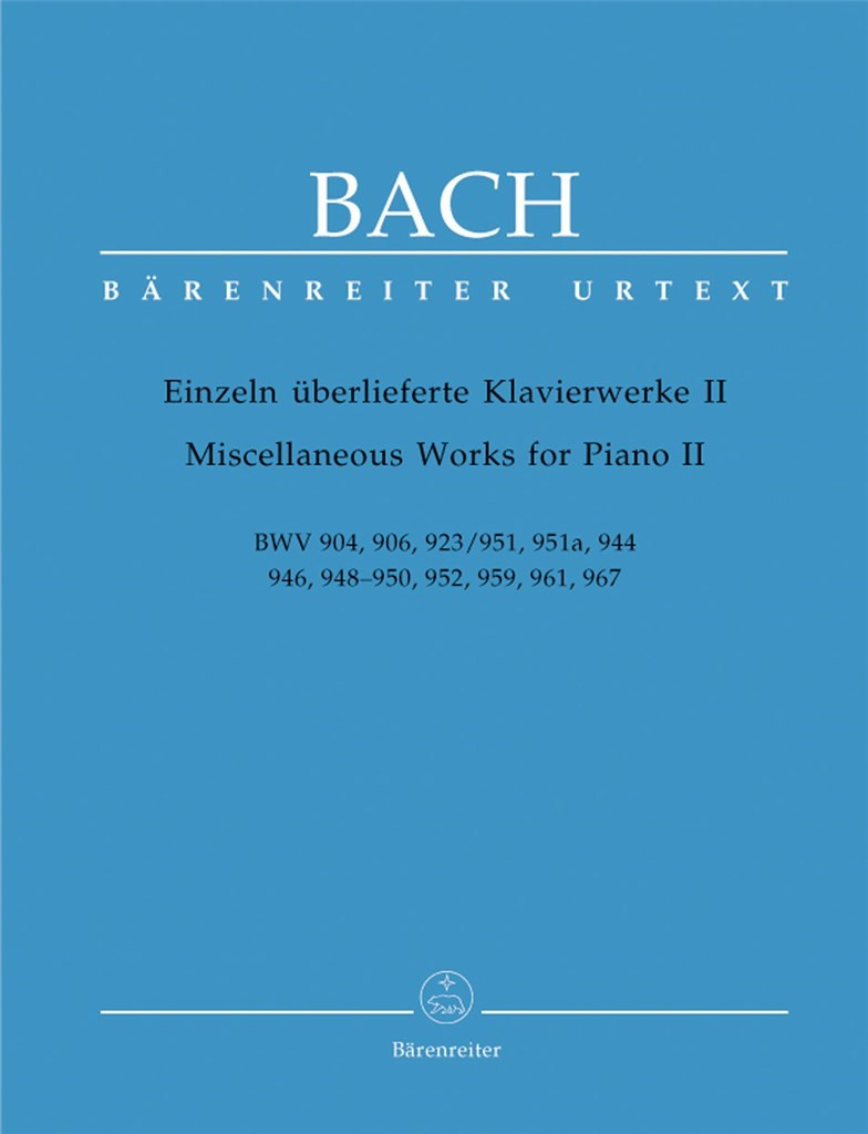 Bach Miscellaneous Works...