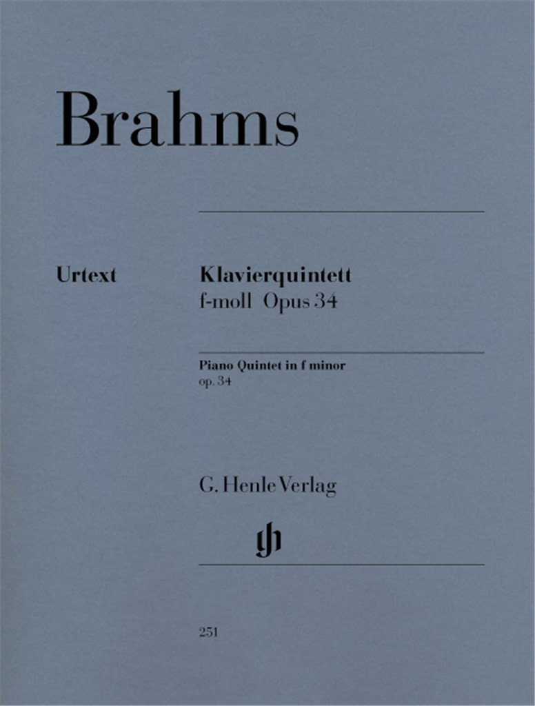 Brahms J Piano Quintet in f...