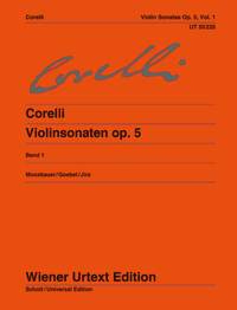 Corelli Violin Sonatas Op 5...