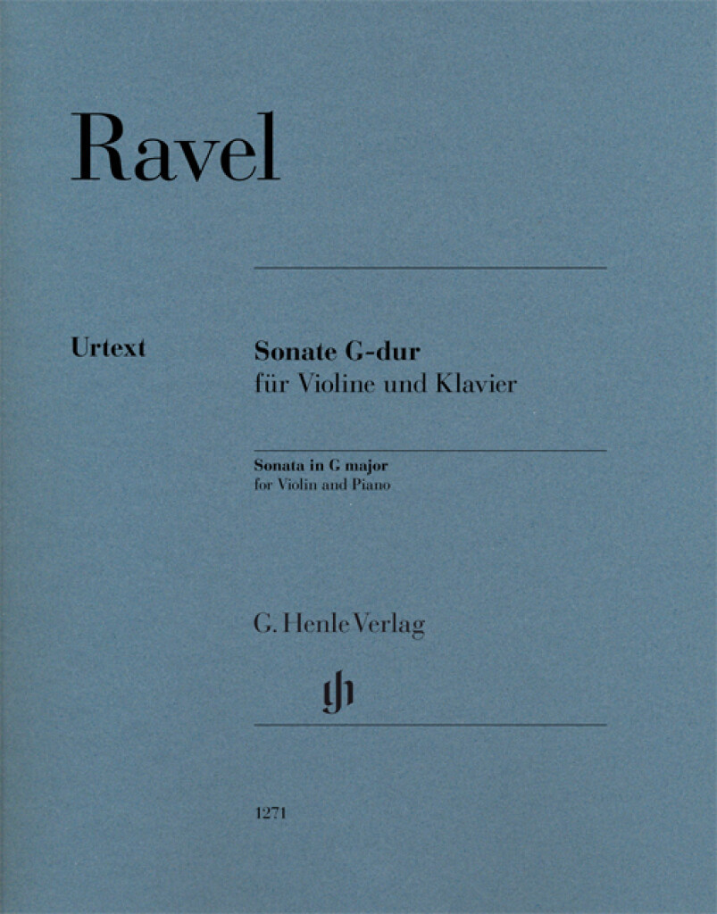 Ravel Sonata in G major for...