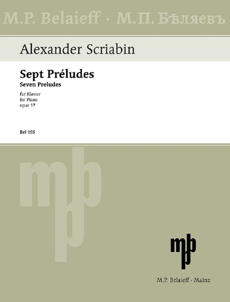 Scriabin Sept Preludes for...
