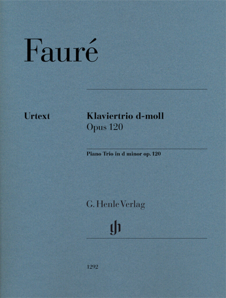 Fauré Piano Trio in d minor...
