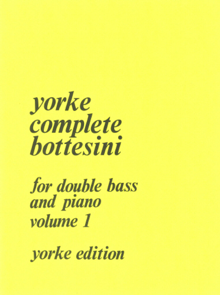 Yorke Complete Bottesini...