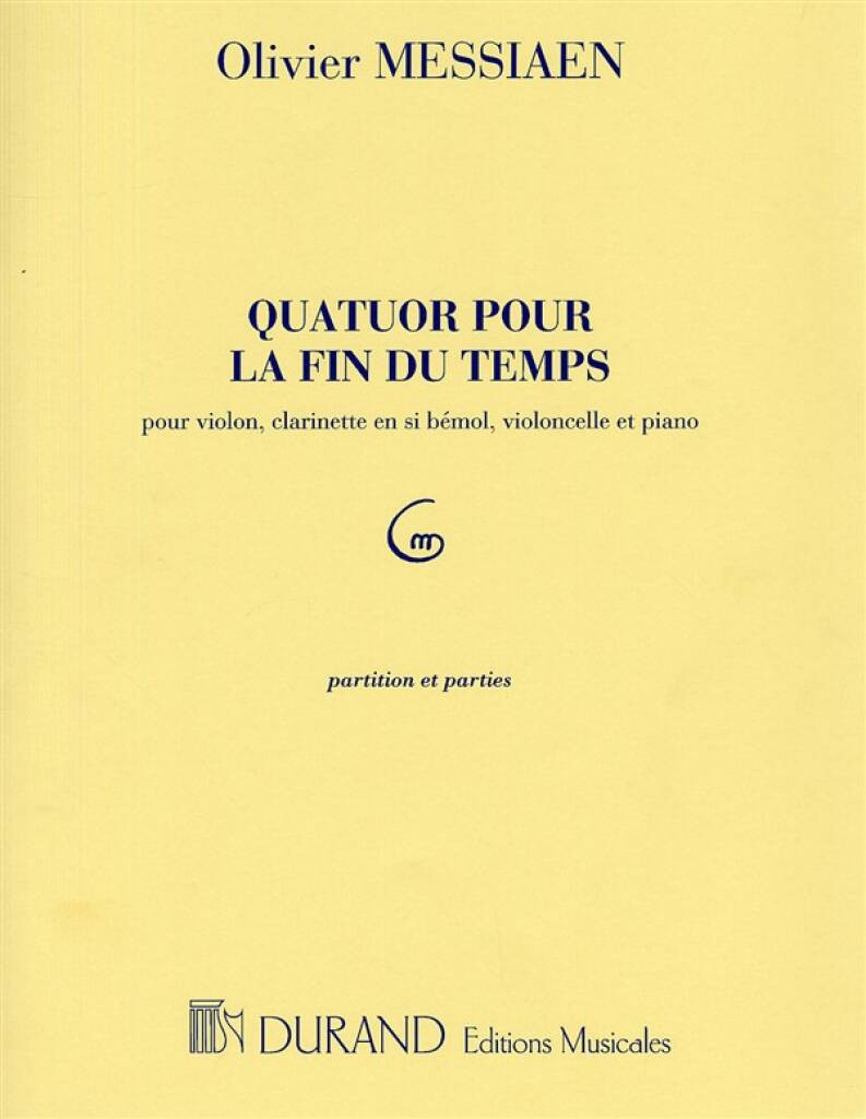 Messiaen O Quartour Pour La...