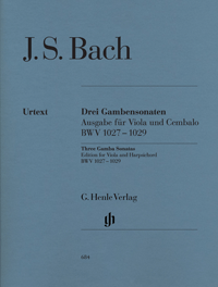 Bach JS Three Gamba Sonatas...